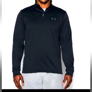 Men’s Large Black Armour Fleece 1/4 Zip